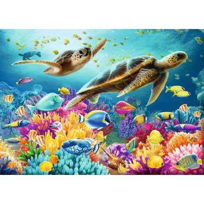 Ravensburger - Puzzle Blue Underwater World - 1 000 piese