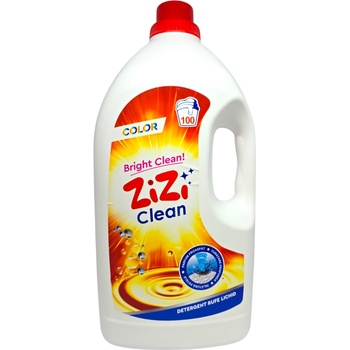 Zizi clean течен перилен препарат, 4 литра, 100 пранета, Цветно пране