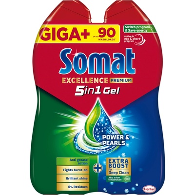 Somat Excellence Premium 5v1 gel do myčky 90 mytí