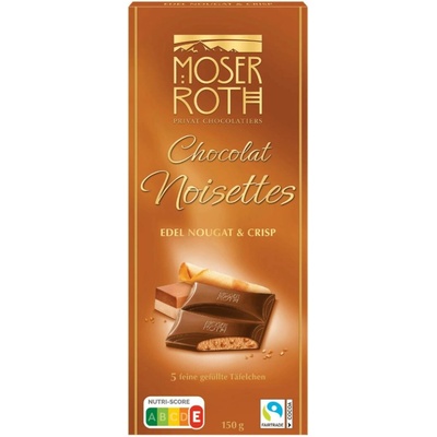 Moser Roth Chocolat Delice Nougat 150 g