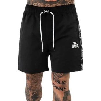 Lonsdale Бански гащета Lonsdale Kirbuster swimming shorts - Black (Black / White)