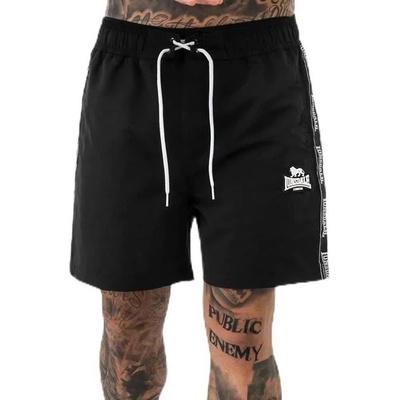 Lonsdale Бански гащета Lonsdale Kirbuster swimming shorts - Black (Black / White)
