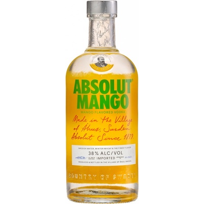 Absolut Mango 38% 0,7 l (čistá fľaša)