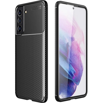 Image 1 of GKK Силиконов Калъф за Samsung S21 FE, New Carbon Case, Черен (5901012359741)
