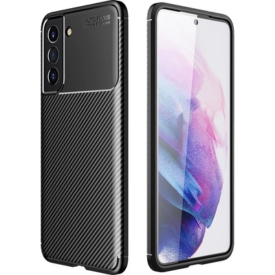 GKK Силиконов Калъф за Samsung S21 FE, New Carbon Case, Черен (5901012359741)