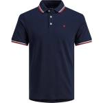 Jack and Jones Блуза с яка Jack and Jones Paulos Tipped Pique Short Sleeve Polo Shirt - Navy Blazer