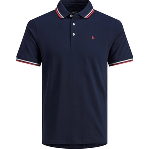 Jack and Jones Блуза с яка Jack and Jones Paulos Tipped Pique Short Sleeve Polo Shirt - Navy Blazer