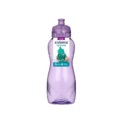 Бутилка Sistema Hydrate Wave Twist n Sip 600 мл, лилава
