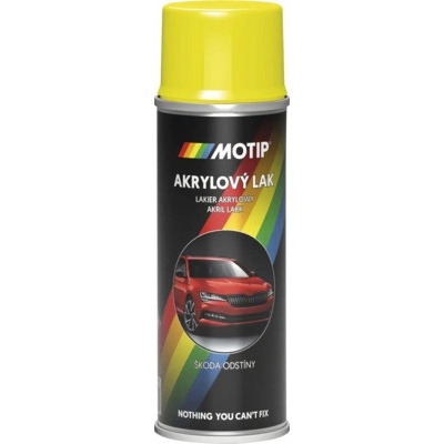 Motip Auto Sprej Originálny autolak Škoda žltá chrómová 200 ml