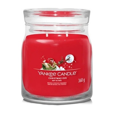 Yankee Candle Christmas Eve подписана свещ средна 368 гр