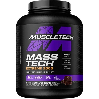 MuscleTech Mass Tech / Extreme 2000 [2720 грама] Шоколадово брауни