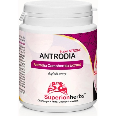 Superionherbs Antrodia Camphorata Extrakt 45% psch a 7% triterpenoidů 90 kapsúl