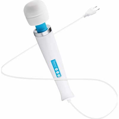 MyMagicWand powerful massaging vibrator white-blue