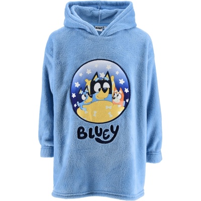 Dětská mikinová deka Bluey Stars modrá – Zboží Dáma