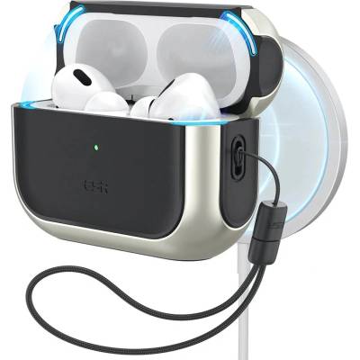 ESR Калъф за Apple AirPods Pro 3 - с MagSafe - ESR Orbit Hybrid HaloLock - Титан