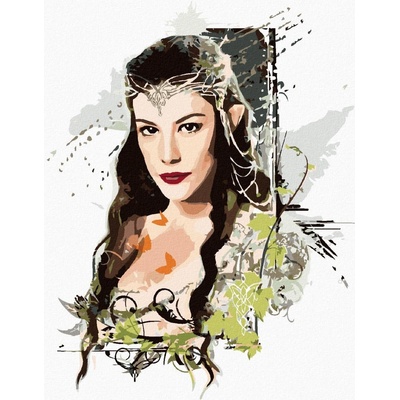 Zuty Malovaná arwen pán prstenů 40 x 50 cm vypnuté plátno na rám 8596530237532