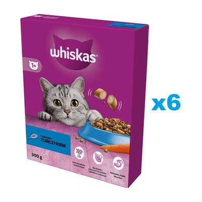 WHISKAS Adult s lahodným tuniakom 6 x 300 g