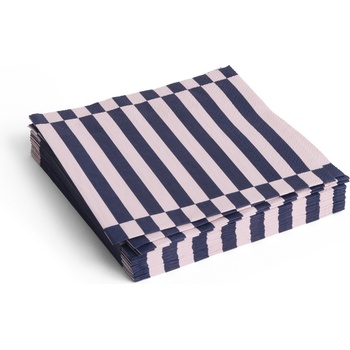 Hay Pattern Хартиени салфетки 33 x 33 см, светлорозови и сини райета, 20 бр (AE732-E139-AP94)