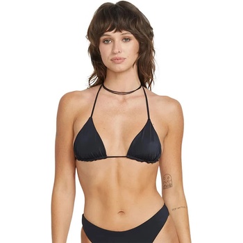 Volcom Simply Seamless Triangle bikini top - Black (Black)