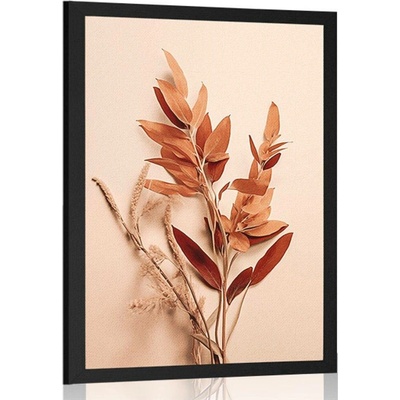 Plakát listy Peach Fuzz - 20x30 silver