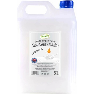Nucco White tekuté mydlo s vôňou Aloe Vera 5 l