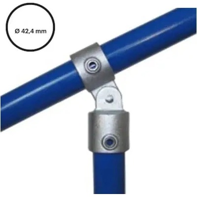 Konstrukční fitinka, spojka ocelových trubek pr. 42,4 mm – komplet jednoduchých kloubových spojek 173-C42