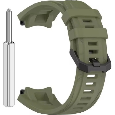 ESES - Silikonový řemínek pro Xiaomi Amazfit T-Rex 3 - Zelený 1530007666
