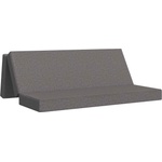 vidaXL Сгъваем диван легло 200 x 200 x 15 cm Светлосиво (900256)