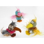 EBI Играчка за котки EBI Play Crazy Bird - Луда Птица с котешка трева, шумоляща - 11х7см - EBI Белгия 402-437650