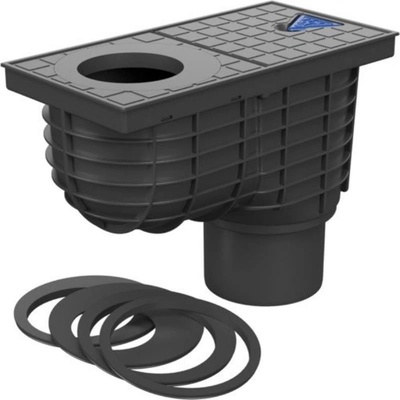 Haco Lapač střešních vod LSV DN 110 C černý