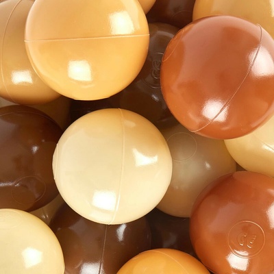 Bieco Súprava hracích loptičiek Chocolate Bliss 100 ks