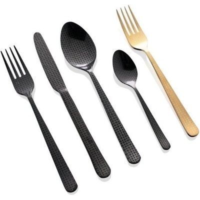 Herdmar Комплект прибори за хранене oslo № 12 - 24 части - старо злато, гравиран (-082-3024-0517-200-5017)