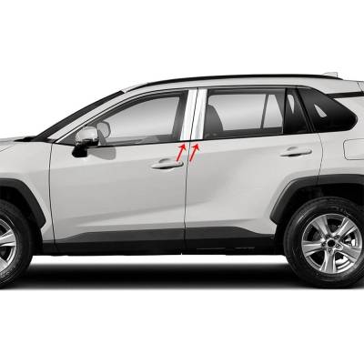 Nerez obloženie okien Toyota RAV4 2018-2021
