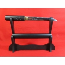 KAWASHIMA Tanto shira saya BLACK WOOD