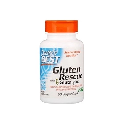 Doctor's Best Gluten Rescue with Glutalytic 60 rostlinných kapsúl