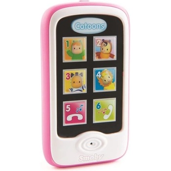 Smoby Cotoons Smartphone 12 cm Ružová