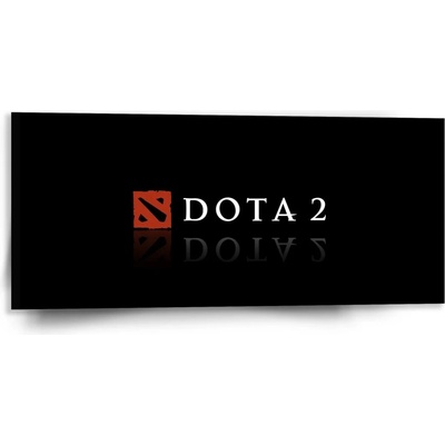 Sablio Obraz DOTA 2 Čierna - 110x50 cm