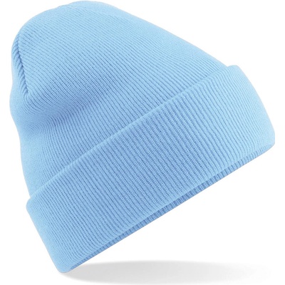 Beechfield zimní čepice Original Cuffed Beanie nebesky modrá
