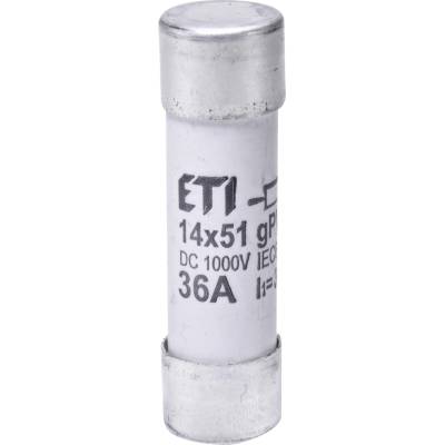 002637115 Pojistka válcová CH14x51 gPV 36A 1000V, ETI
