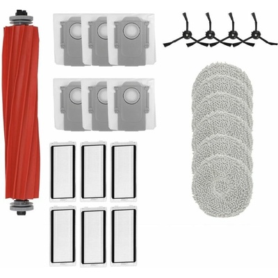 Mobilly Roborock Qrevo MaxV/Pro/S kefy a filtre a mopovacie textilie 23 ks