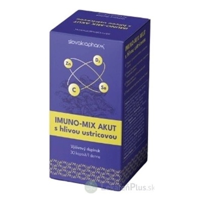 Slovakiapharm IMUNO-MIX AKUT s hlivou ustricovou 30 kapsúl