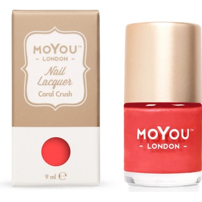 MoYou Razítkovací lak na nehty Coral Crush 9 ml