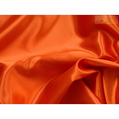 satén 220 oranžový