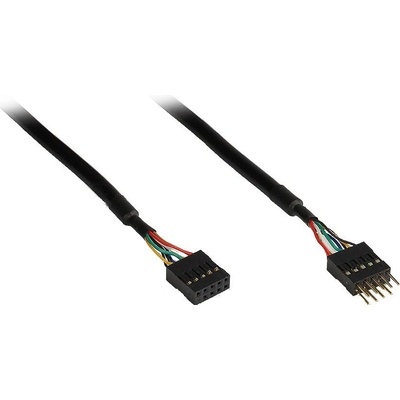 Akasa EXUSBI-40 USB 2.0, 2x 4pin USB MALE - 2x4pin USB FEMALE, 40cm – Zboží Živě