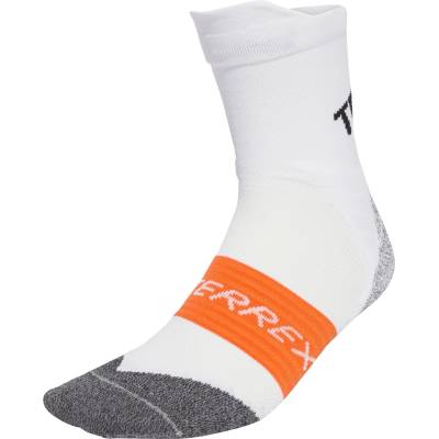 adidas Terrex Мъжки чорапи за бягане Adidas terrex XPR Trail Crew Socks Running socks - White - размер 37-39 (EU) (207-1202-0411)