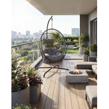Avida Design Záhradný závesný kokon Solea Grey