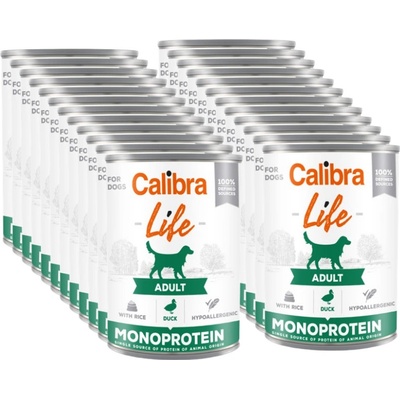 Calibra Dog Life Adult Duck with Rice 24 x 400 g