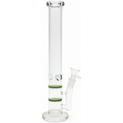 WeedShop Skleněný bong HoneyComb zelený 38 cm