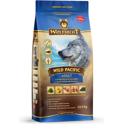 Wolfsblut Wild Pacific Adult 12,5 kg ryby so zemiakmi
