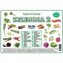 Sada 24 karet Zelenina 2 A7